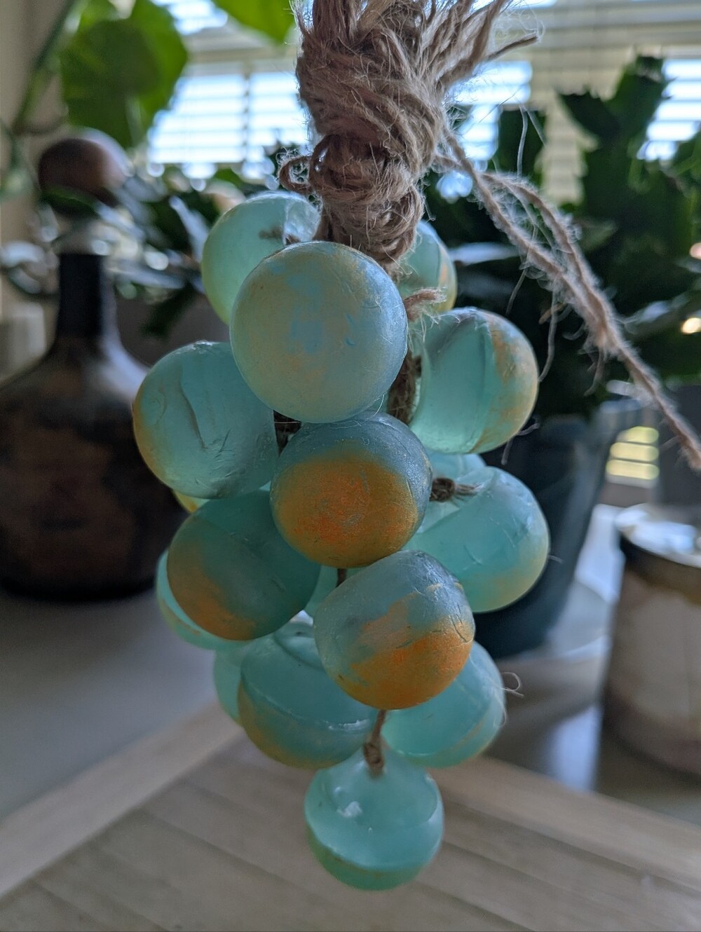 🫐🍋Handcrafted GIFT Aloe Blueberry Lemonade Soap Grapes on a Rope GIFT - Picture 4 of 10